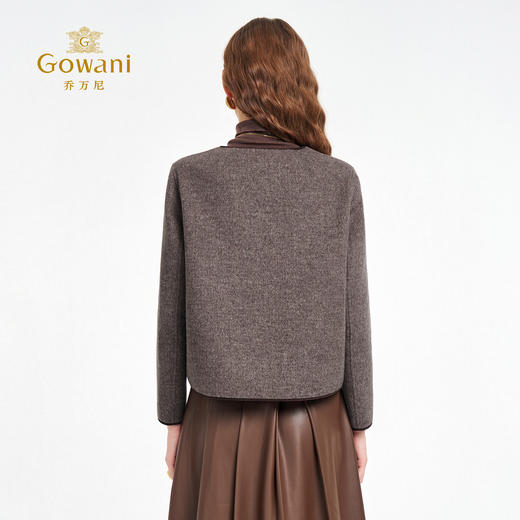 乔万尼新品2025秋季高质感小香风短款外套ED3B223 商品图4