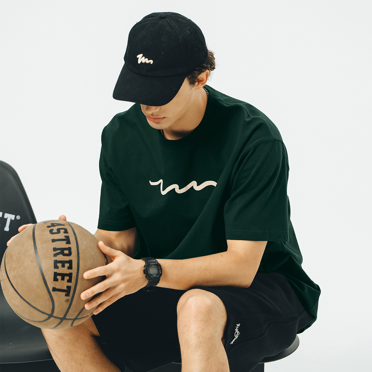 714street潮牌夏季新款男士印花短袖t恤男重磅打底衫情侣装体恤衫