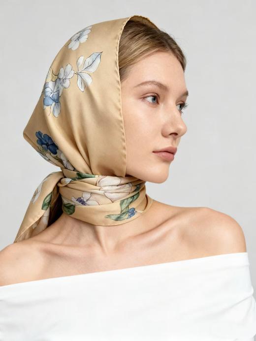 优品堂【花魁】100％桑蚕丝长巾 商品图4