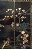 【已售】独角鹿西洋古董20世纪中国创汇时期出品「玉堂春暖」主题硬石镶嵌黑漆描金屏风 商品缩略图4