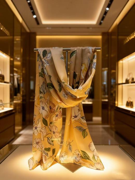 优品堂【花魁】100％桑蚕丝长巾 商品图1