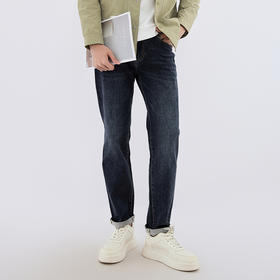 【新品上新】HX 春秋季水洗小直筒牛仔长裤Y201530001101
