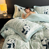 自然醒A类高克重5D立体浮雕宽边牛奶绒被套单件冬季双面珊瑚绒加厚被罩 QJ 商品缩略图5