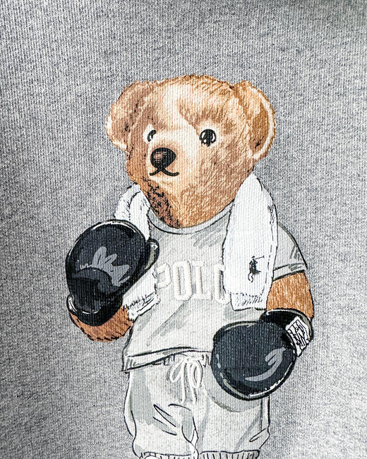 单品包邮现货 THS-限时 RL马球家 女士运动小熊印花刺绣连帽卫衣 BI505 商品图7