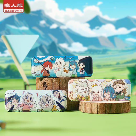 《非人哉官方店》科学探险队马口铁徽章盲盒合影款动漫周边吧唧胸针 商品图2