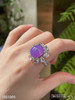 冰粉紫罗兰蛋面戒指【5081009】具体价格微信咨询 商品缩略图3