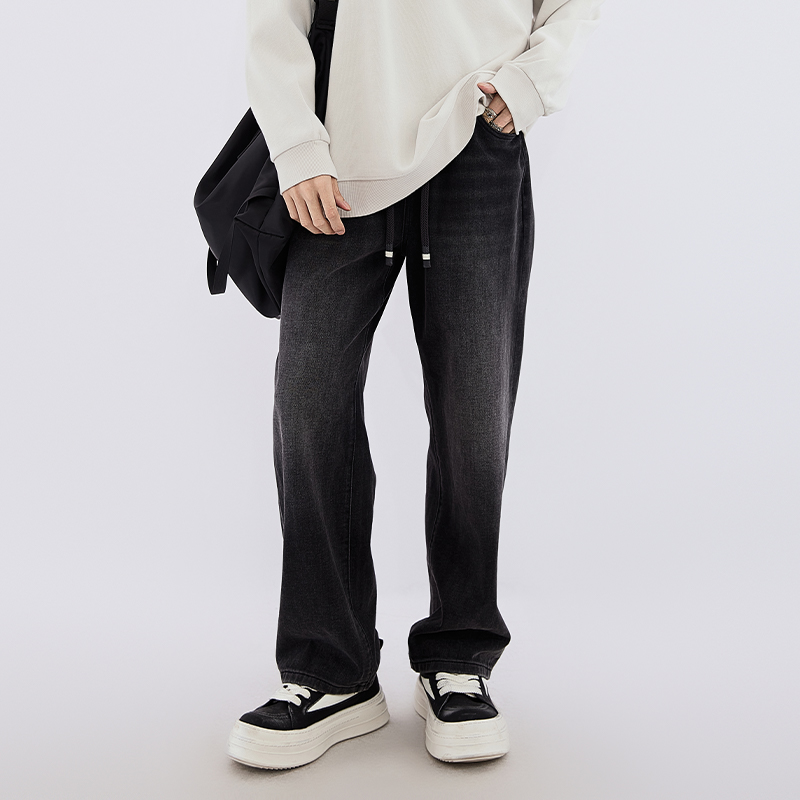 【新品上新】HX 春秋季水洗直筒牛仔长裤复古时尚C201530002101