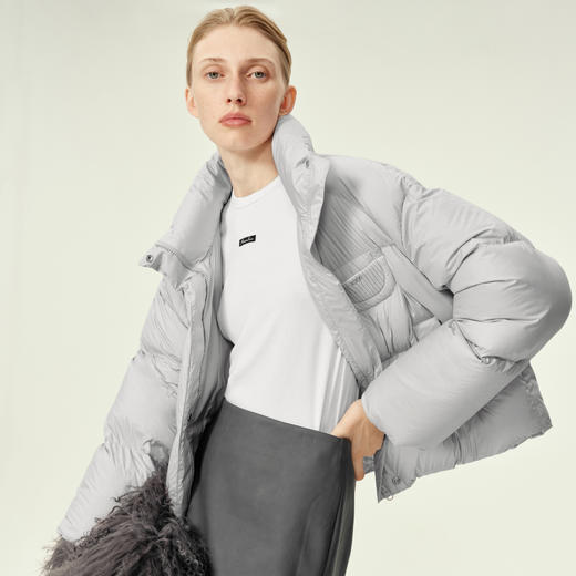 【商场同款】伊芙丽冬厚T恤1FA101111 商品图1