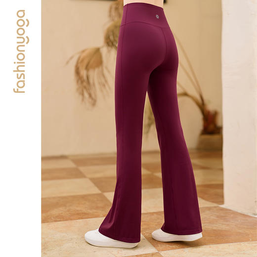 凡圣瑜伽系带喇叭长裤FC15951W、系带喇叭九分裤FC15951WJD 商品图6