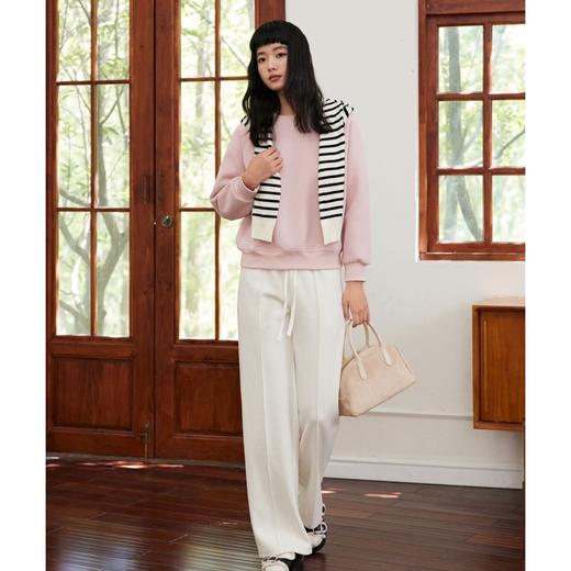 下单3-5天发货！SPLELED 羊毛蚕丝休闲阔腿裤 羊毛蚕丝混纺面料 保暖舒适显瘦垂感好 深秋冬季告别臃肿 商品图3