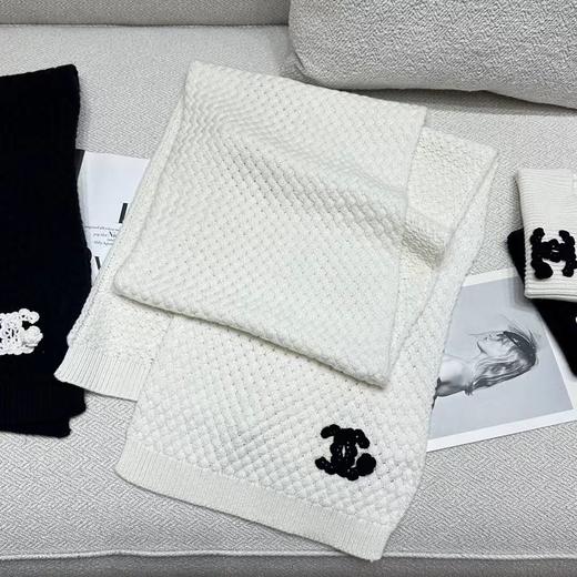 TY414-Chanel 香奈儿 25A高级手工坊系列新款冬季搭配神器羊绒围巾（PG*MM）9.10直播款 商品图11