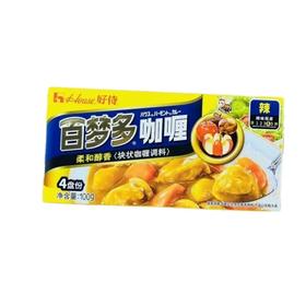 【超市】好侍百梦多辣味咖喱100g