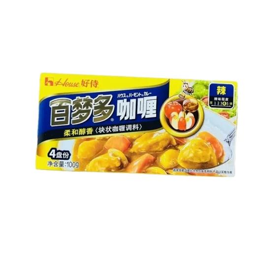【超市】好侍百梦多辣味咖喱100g 商品图0