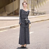 HR SNX3187气质减龄凸显女人味腰部显瘦两件套裙 商品缩略图5