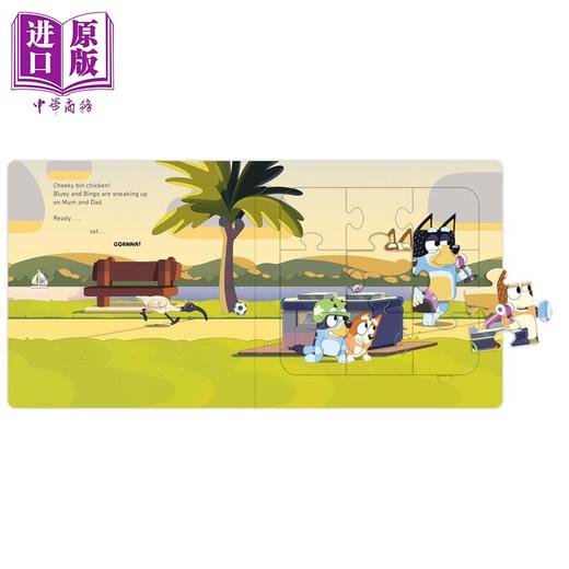 【中商原版】小蓝狗布鲁 拼图书 Bluey A Jigsaw Puzzle Book 英文原版 儿童游戏绘本 图画故事书 进口亲子童书 3-6岁 商品图3