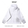 SDSA男士秋冬新款痞帅男装潮牌扎染解构抽绳连帽卫衣套头百搭宽松 商品缩略图5