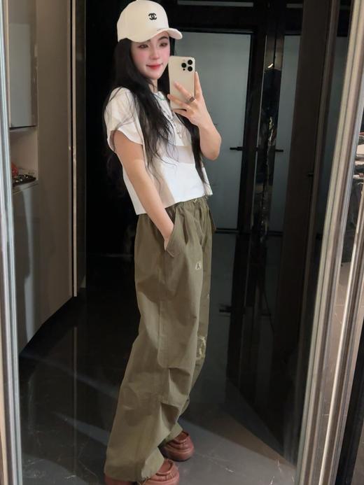 情侣款 香家工装阔腿裤 商品图3