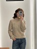 TY406-CELINE赛琳 SS24 纯色高领套头罗纹长袖毛衣 女款 米白色  (PG*MM) 9.10直播款 商品缩略图1