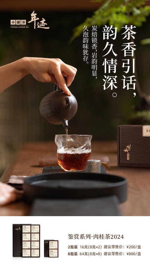 年迹 鉴赏系列肉桂茶2024（2泡装） 商品图2