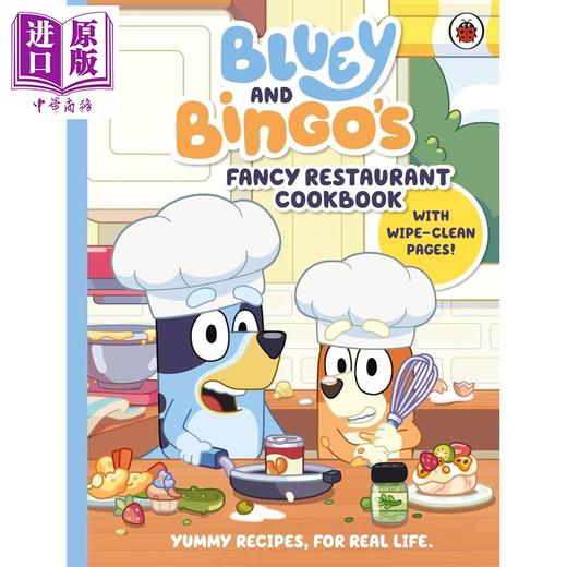 【中商原版】小蓝狗布鲁 美味的餐厅食谱 Bluey and Bingo's Fancy Restaurant Cookbook 英文原版 儿童趣味简易食谱书 精装 商品图0