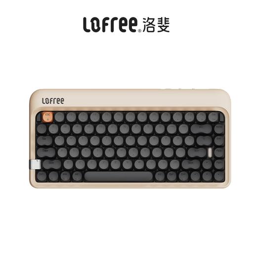 洛斐（Lofree）新圆点机械键盘无线蓝牙三模1970S系列复古键盘 奶昔/橄榄 商品图0