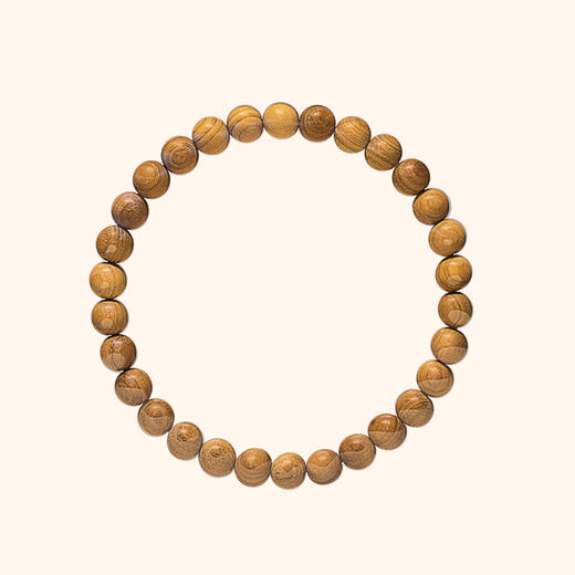 *自营*素履檀香木手串 | #轻微奶香#清新淡雅/带有甜味/粉感/木质调澳洲檀香木品种。浅色佛珠天然香料手工珠子文玩手链男女手链中式。 商品图2