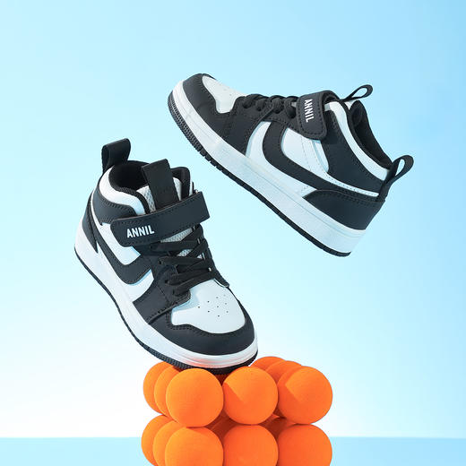 ANNIL/安奈儿童鞋韩系新款中大童板鞋春秋款运动时尚软底儿童鞋子HM5304426 商品图3