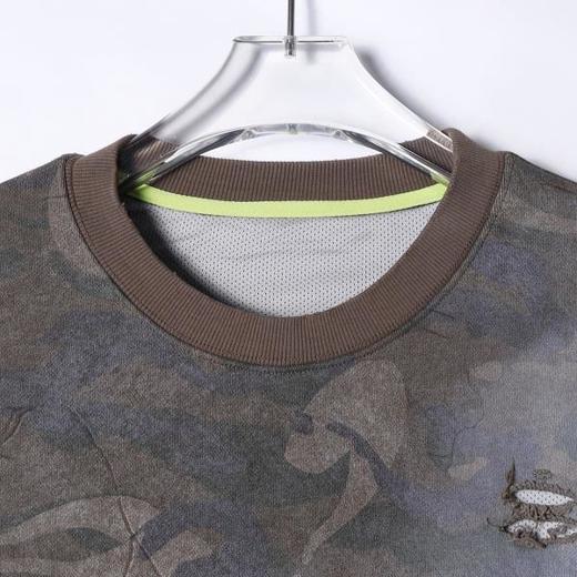 SDSA男士秋冬新款痞帅男装潮牌迷彩扎染破洞圆领卫衣百搭高街上衣 商品图2