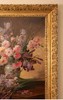 独角鹿西洋古董法国画家Emile Godchaux签名创作花卉静物主题布面古董油画 商品缩略图2