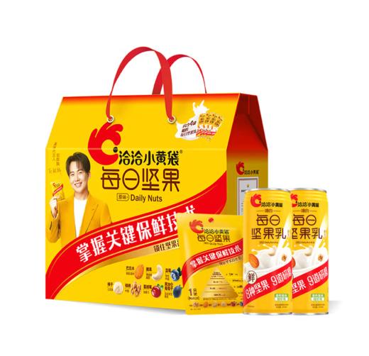 洽洽小黄袋每日坚果14日装322g+960ml 商品图1
