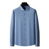 【DDP】大依优型大码男装长袖衬衫男士加肥加大码商务休闲方领莫代尔 商品缩略图4