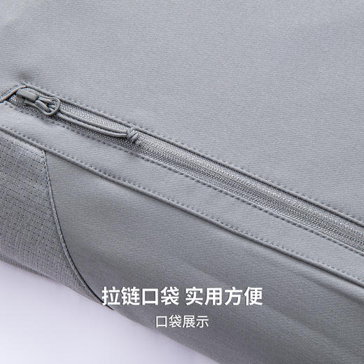 圣得西男士轻量化户外运动休闲夹克2025秋季新款简约易搭通勤外套 商品图8