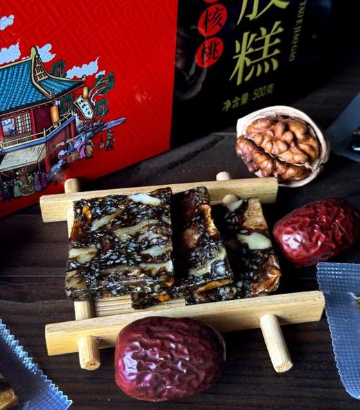 【阿胶】黑芝麻核桃阿胶糕500g 商品图3
