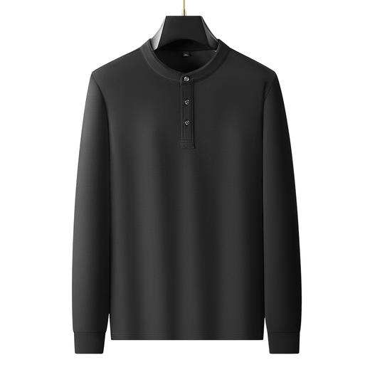 【DDA】大依优型大码男装加肥加大码时尚休闲圆领长袖T恤男胖子 商品图4