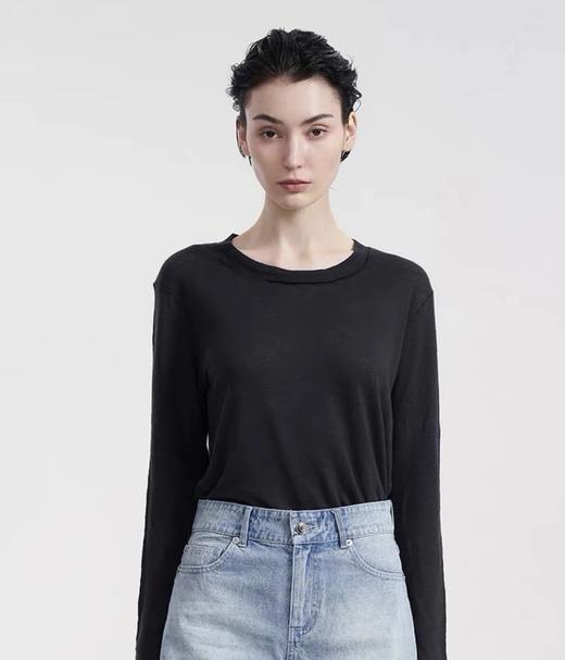 重磅渠道   iro亚麻长袖T恤    进口亚麻面料   单穿打底皆可 商品图1