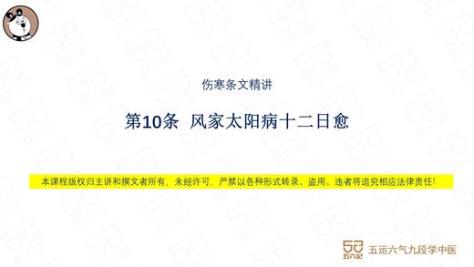伤寒第10条 风家太阳病十二日愈 商品图0