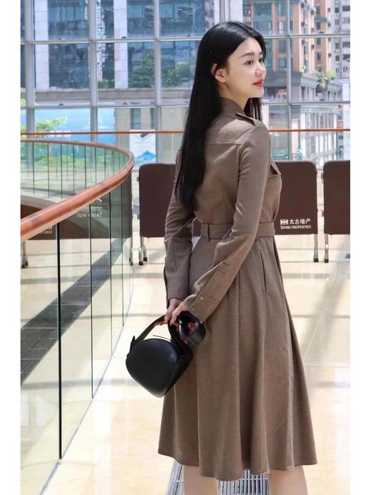 TY435-之禾 国产原创 纯色舒适休闲长袖连衣裙 女款 (ZJ) 9.10直播款 商品图3