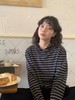 老米优品🎈3-5天！秋日文艺感穿上身《复古条纹连帽卫衣TEE》宽松显瘦，慵懒随性~ T250910A 商品缩略图2