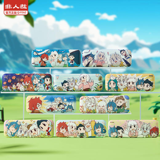 《非人哉官方店》科学探险队马口铁徽章盲盒合影款动漫周边吧唧胸针 商品图0