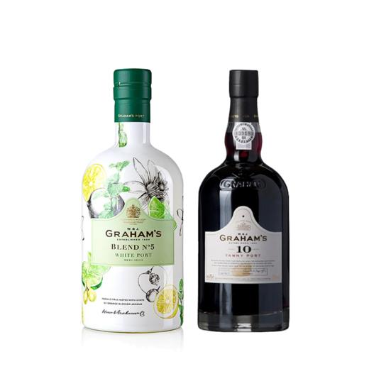 【甜品/芝士】波特酒套装：格兰姆5号白波特酒 和 格兰姆十年波特酒 商品图0
