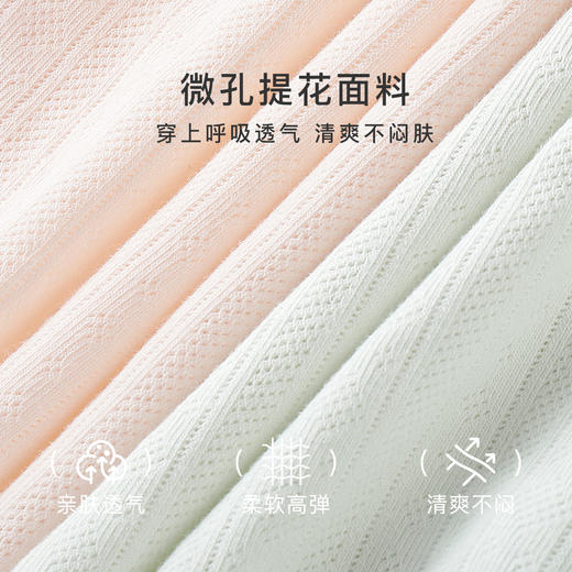 【3条装】抗HPV10A抑菌内裤女大码高腰收腹透气纯棉加长裆C-12高腰提花内裤 商品图4