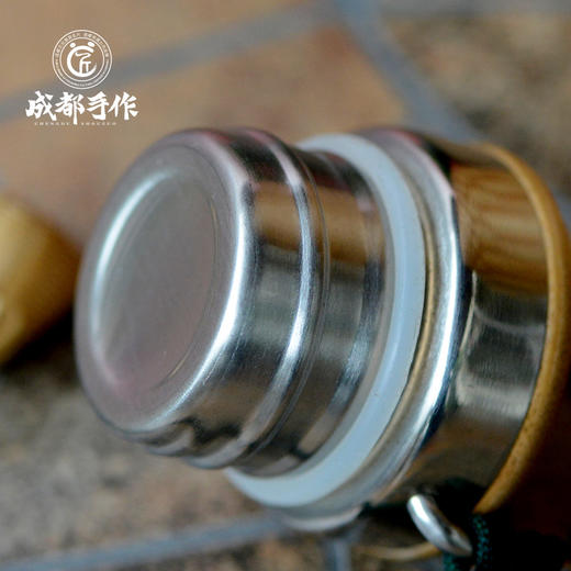 【瓷胎竹编保温杯】成都手作非遗竹编保温杯 食品级不锈钢保温保冷壶 大容量户外便携水壶 运动水杯 多规格可选 旅行便携 【非遗技艺】【匠心手作】【手工编织】 商品图2