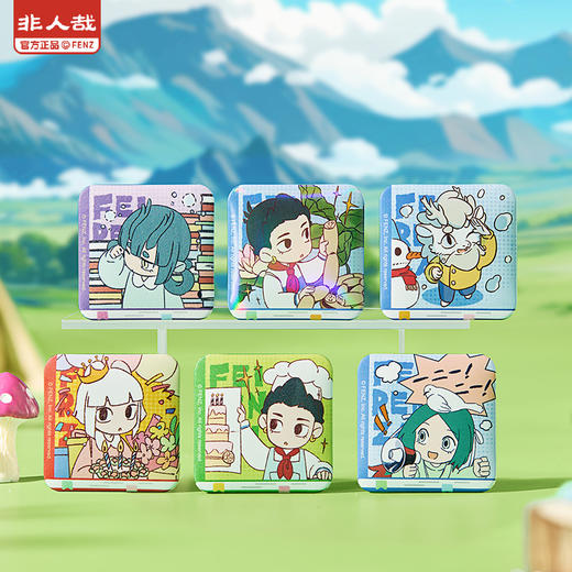 《非人哉官方店》科学探险队马口铁徽章盲盒单人款动漫周边吧唧胸针 商品图3