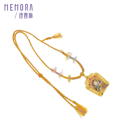 【高货定制-唐卡】黄金扎基拉姆吊坠 可打开 足金守护挂坠珍藏传家金【按克计价黄金5】MEMORA诗普琳GP294801 商品图3