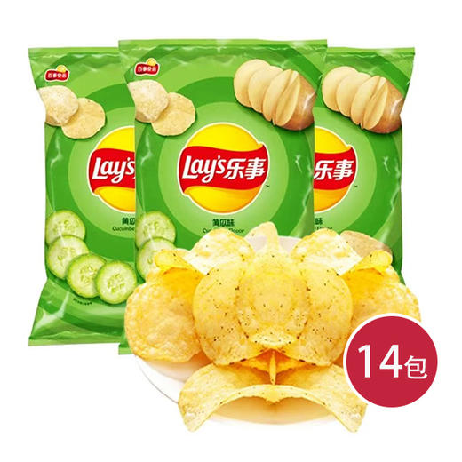 乐事135g黄瓜味*14包(6924743924161) 商品图0