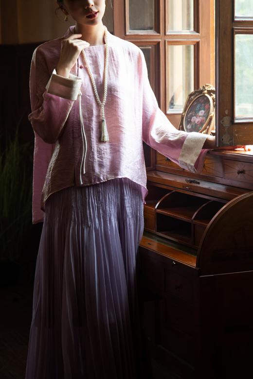 【门店同款】ENJOY秋季云敛-东方画笔带挂坠上衣 164694758 商品图3