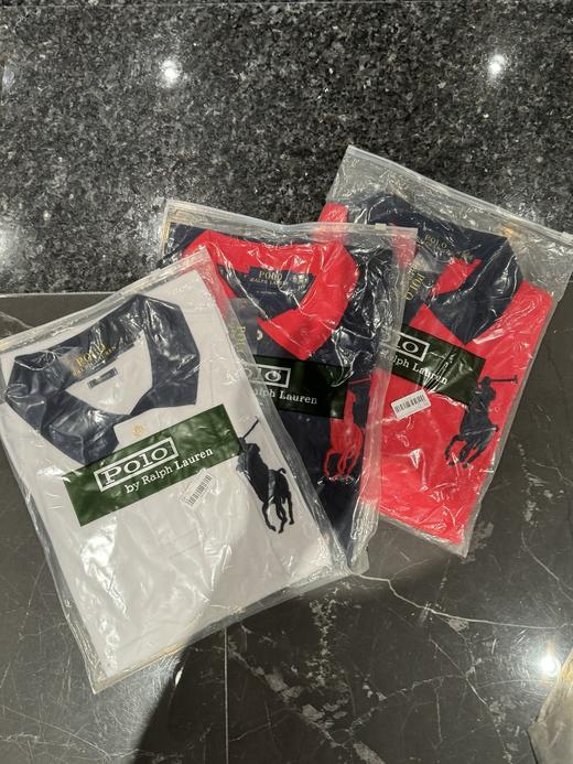 拉家大马标马球刺绣徽章透气网眼纯棉POLO衫 商品图13