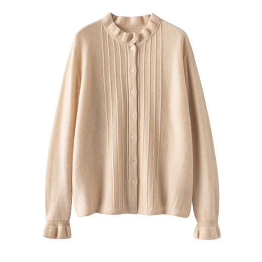 S•Y•C[通勤浪漫]时髦实用！山羊绒开衫外套女R25002 商品图1