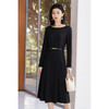 剩S 米思阳2026春季新款气质极简风优雅连衣裙轻礼服赫本风小黑裙女4336 商品缩略图2