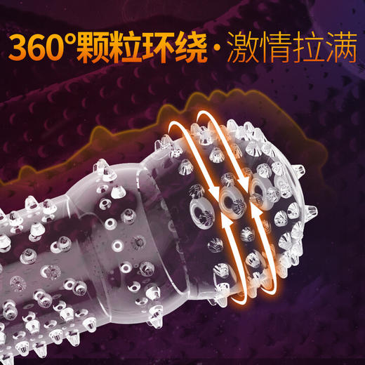 名流狼牙套避孕套安全套套加长加粗颗粒螺纹玻尿酸20只+狼牙4只男成人 商品图2